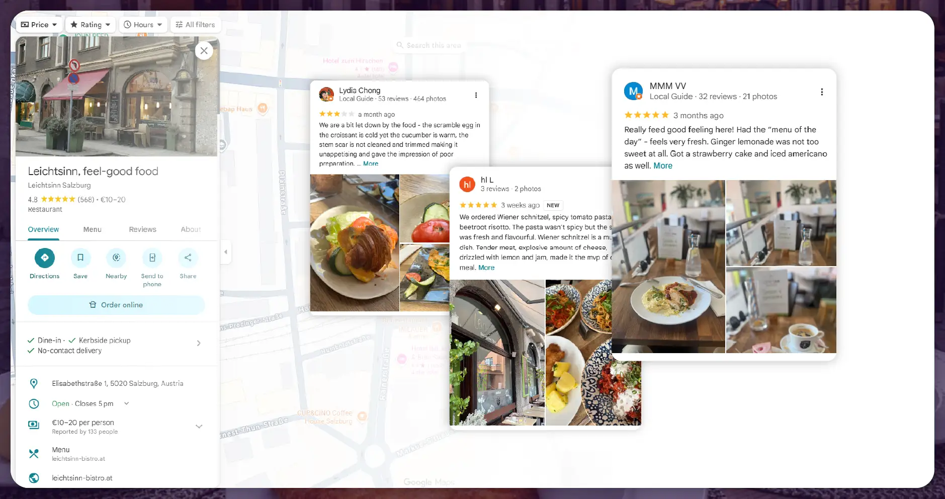 Components of Restaurant Rating Datasets